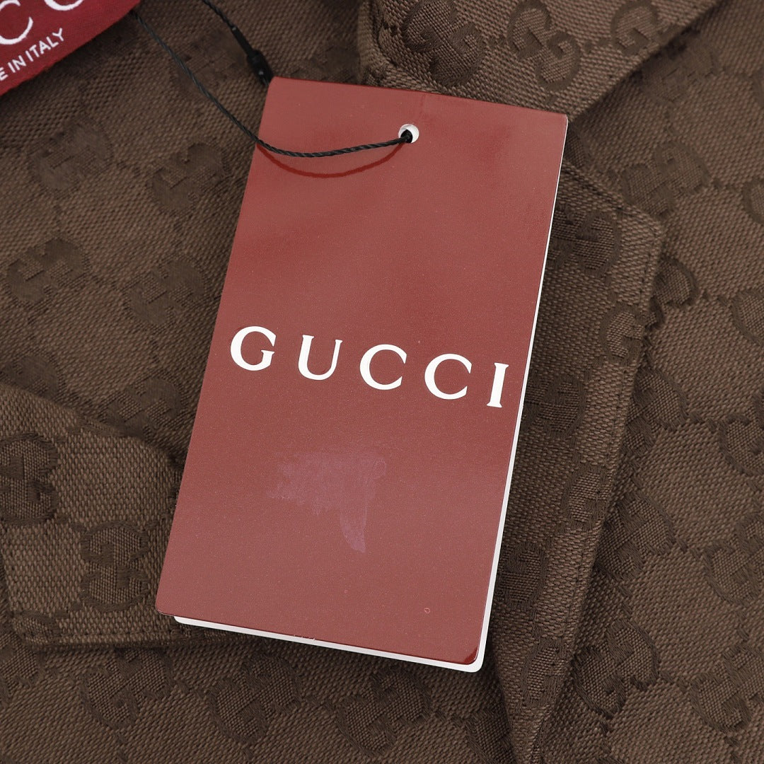 Gucci All-Over GG Jacquard Linen Shirt 2026 | Relaxed Fit