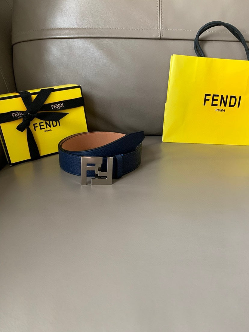 Fendi Men's FF Zucca Monogram Belt – Luxury Canvas & Leather