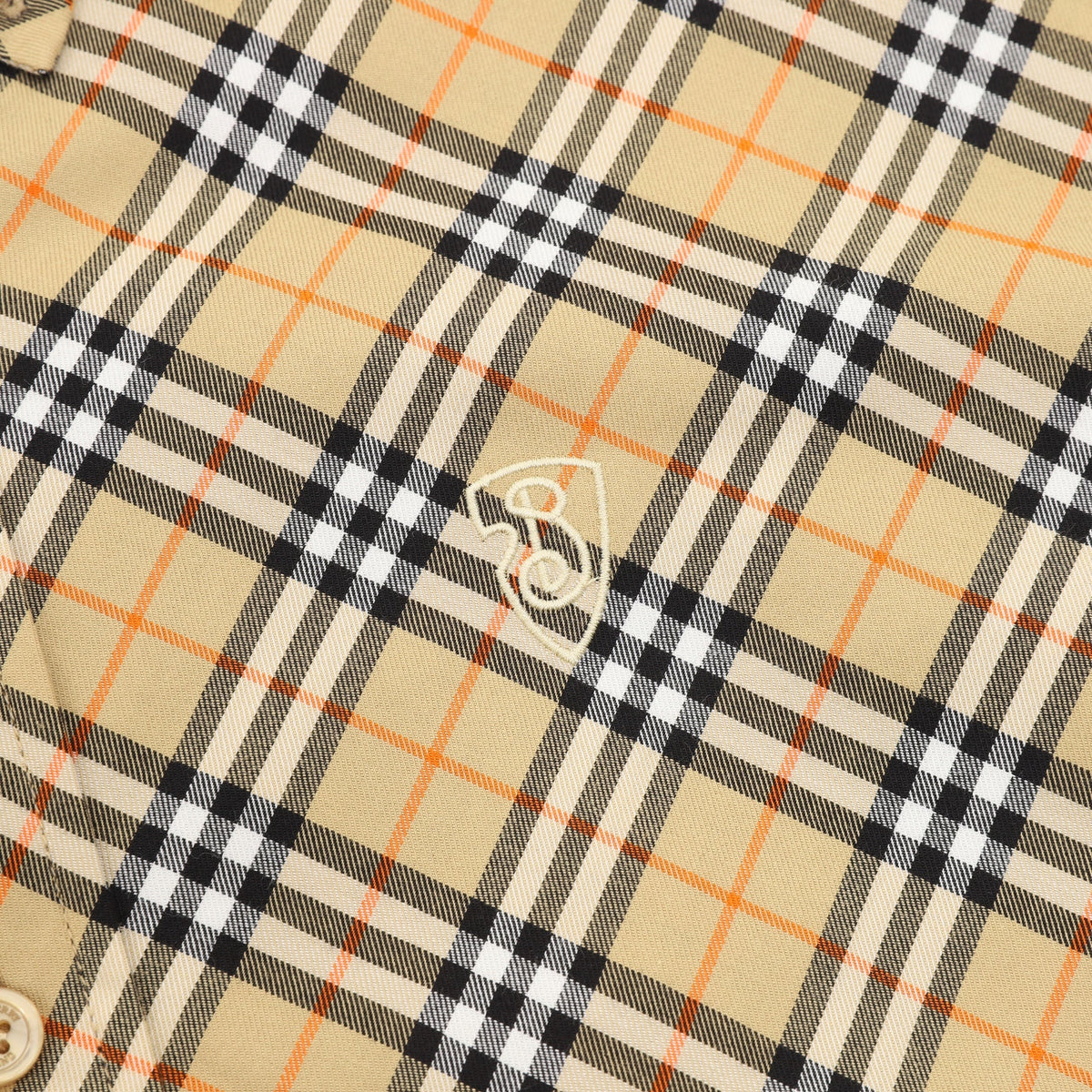 Burberry Shield Emblem Vintage Check Short-Sleeve Shirt