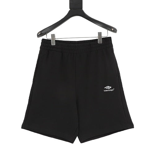 Balenciaga 3M Reflective Logo Print Shorts