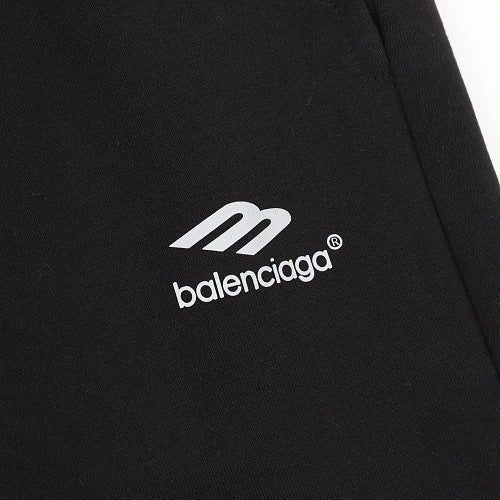 Balenciaga 3M Reflective Logo Print Shorts