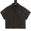 Balenciaga 26SS Gothic Letter Print Short-Sleeve Shirt