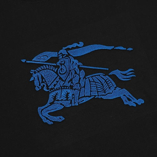 Burberry Equestrian Knight Toothbrush Stitch Embroidery T-Shirt
