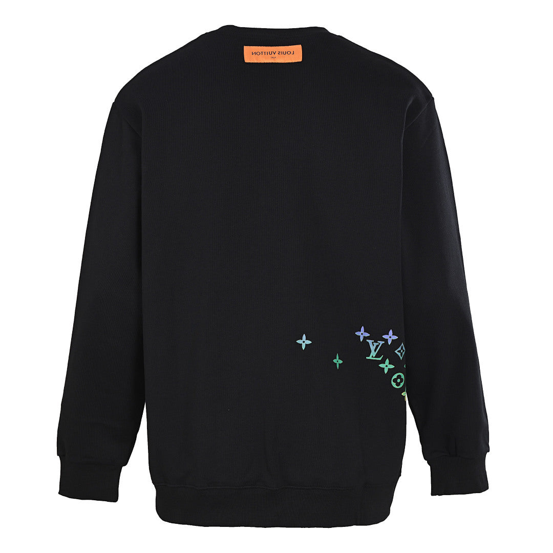 Louis Vuitton Monogram Jacquard Cotton Sweatshirt – Impeccable LV Luxury Taste
