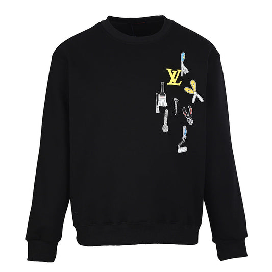 Louis Vuitton Luxury Monogram Jacquard Cotton Sweatshirt