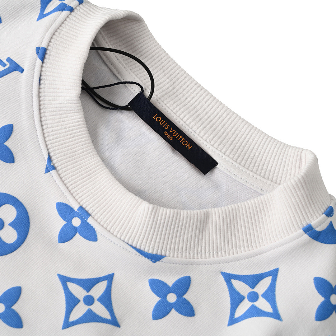 Louis Vuitton Monogram Jacquard Cotton Sweatshirt – Subtle LV Luxury Influence