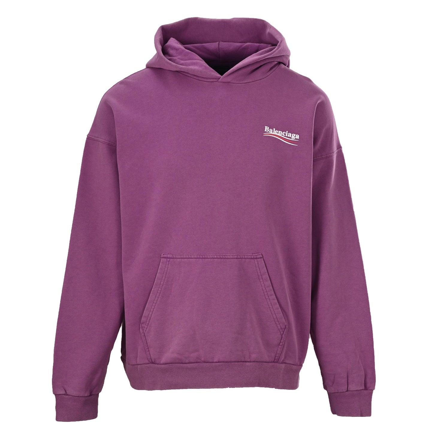 Balenciaga Political Campaign Logo Oversized Hoodie 2026