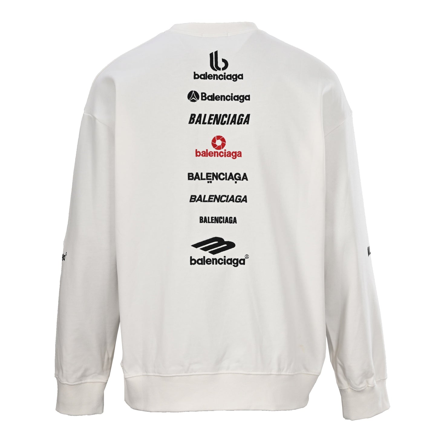 Balenciaga Multi Logo Collage Crewneck Sweatshirt 2026