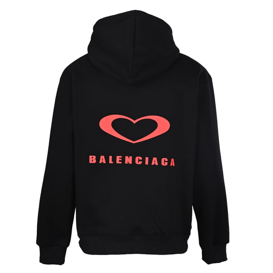 Balenciaga Heart BB Logo Oversized Hoodie 2026