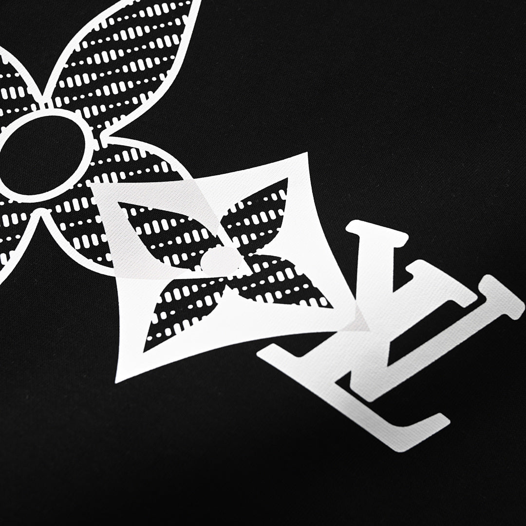 Louis Vuitton Monogram Flower Embroidered Crewneck Sweatshirt