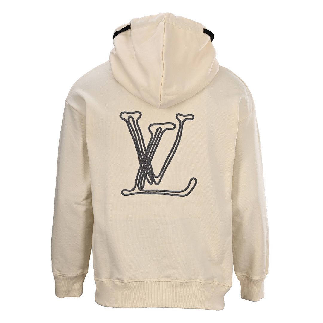 Louis Vuitton Monogram Jacquard Cotton Hoodie – Iconic LV Streetwear Essential