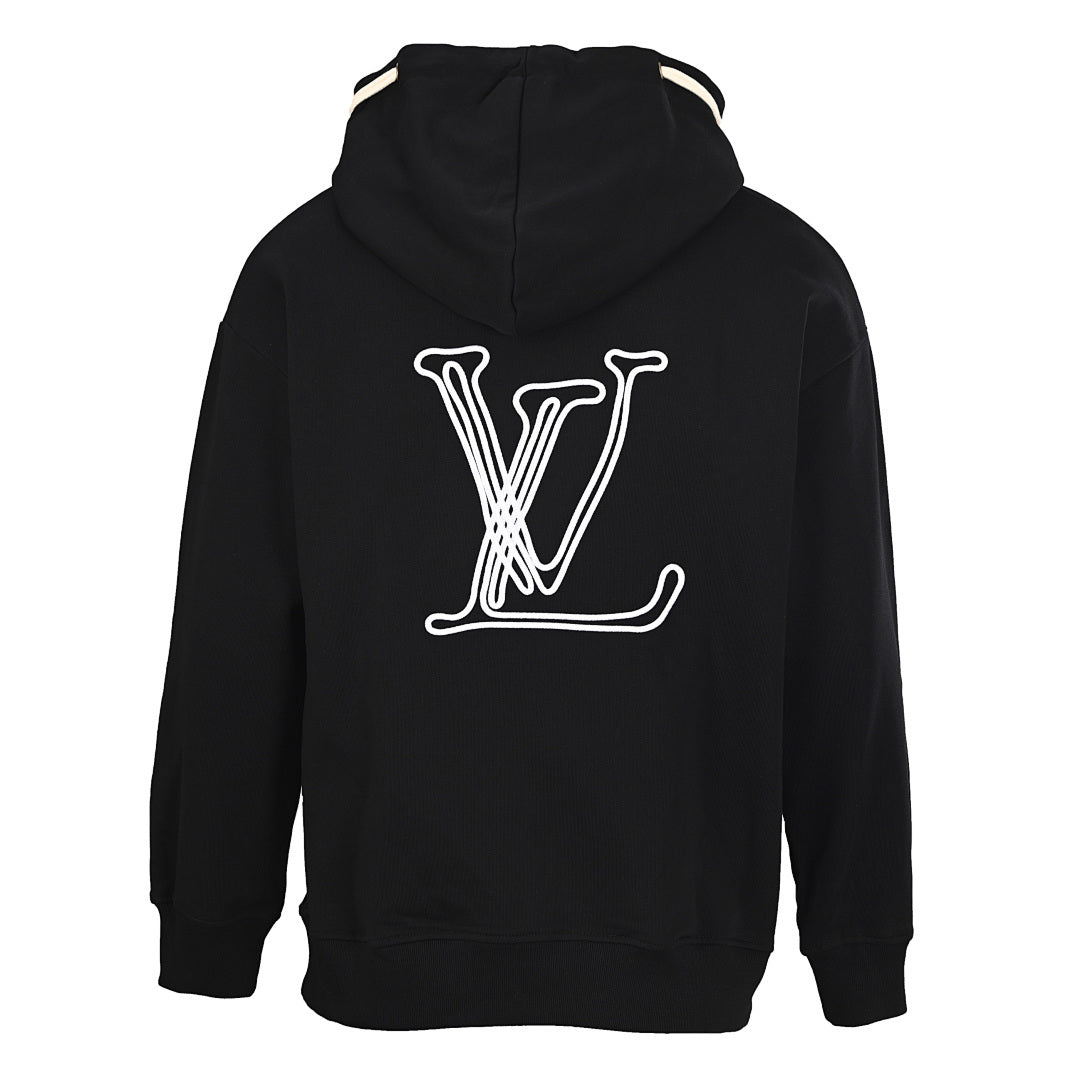 Louis Vuitton Monogram Jacquard Cotton Hoodie – Classic LV Heritage Comfort