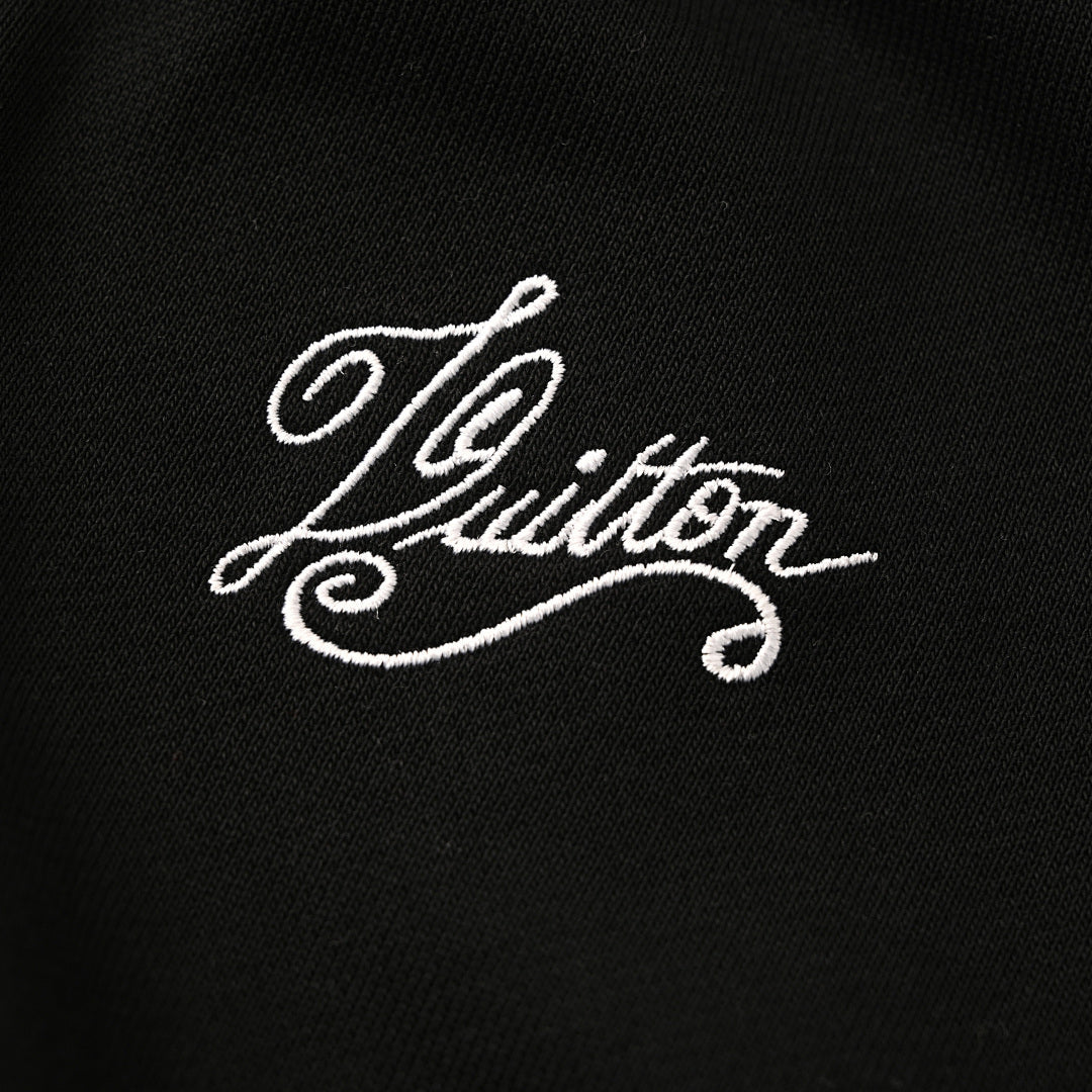 Louis Vuitton Monogram Jacquard Cotton Hoodie – Classic LV Heritage Comfort