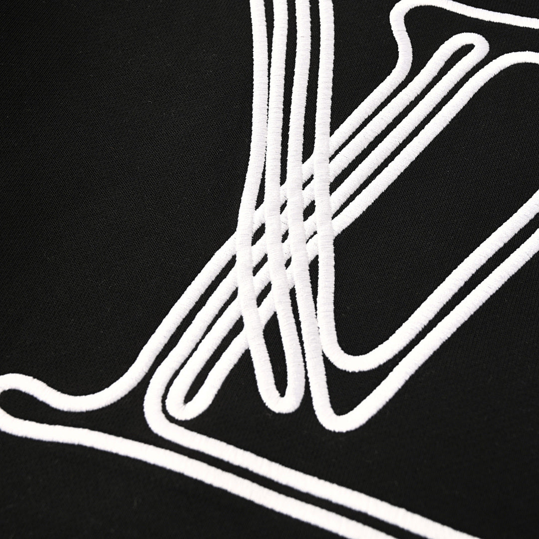 Louis Vuitton Monogram Jacquard Cotton Hoodie – Classic LV Heritage Comfort