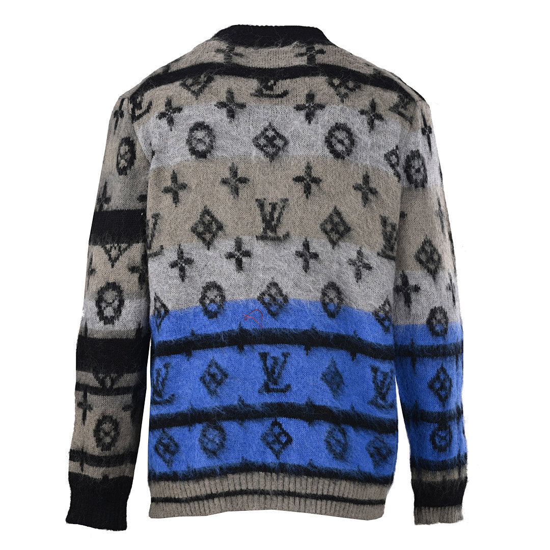 Louis Vuitton Monogram Jacquard Cotton Sweatshirt – Effortless Luxury Everyday