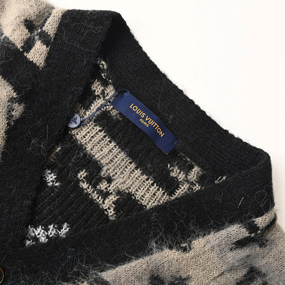 Louis Vuitton Monogram Jacquard Cotton Sweatshirt – Effortless Luxury Everyday