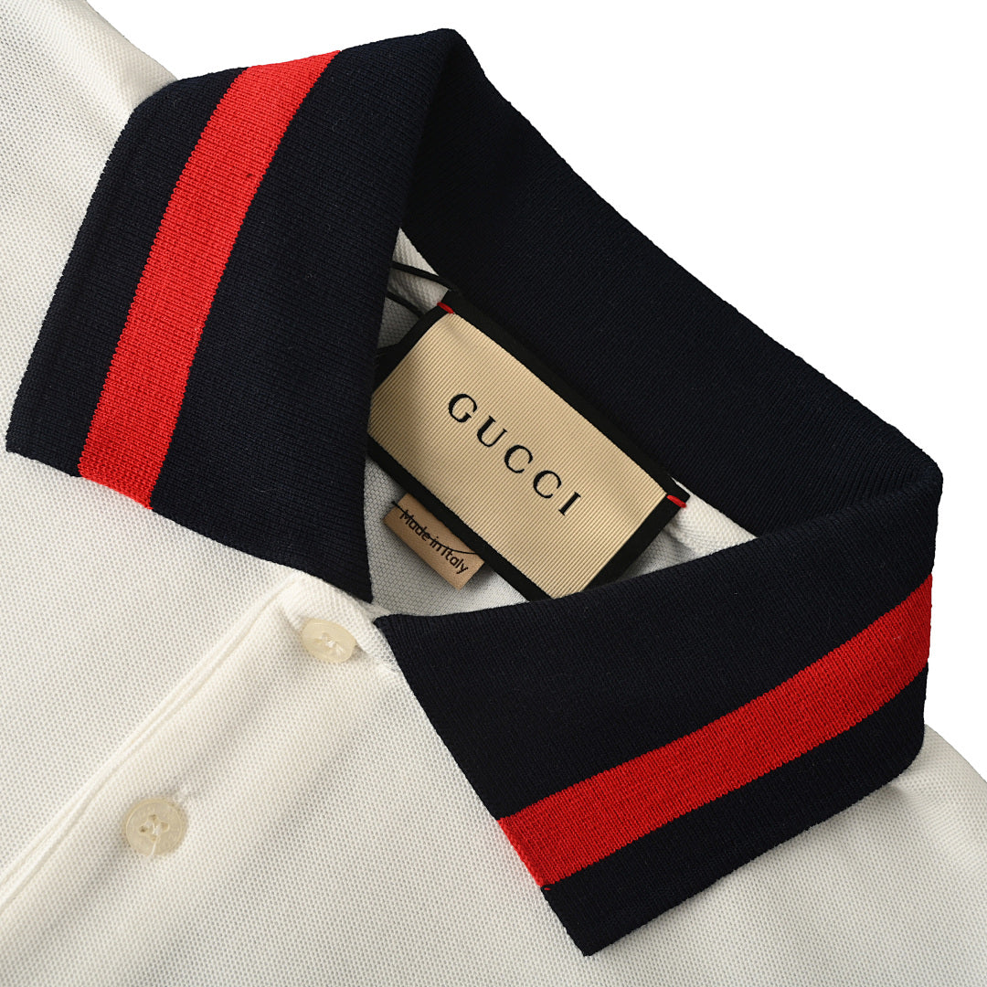 Gucci Double-G Embroidered Polo Shirt 2026
