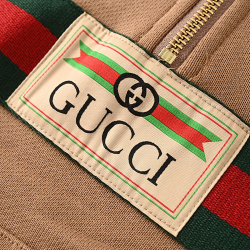 Gucci Web Stripe Half-Zip Hoodie 2026
