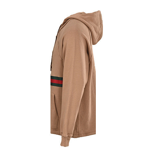 Gucci Web Stripe Half-Zip Hoodie 2026