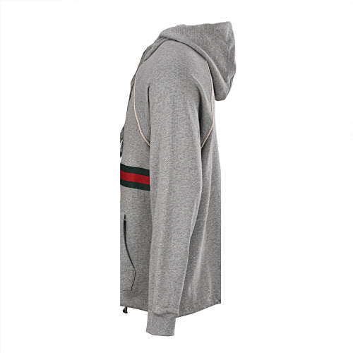 Gucci Web Stripe Half-Zip Hoodie 2026