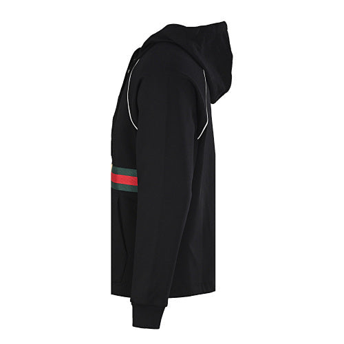 Gucci Web Stripe Half-Zip Hoodie 2026