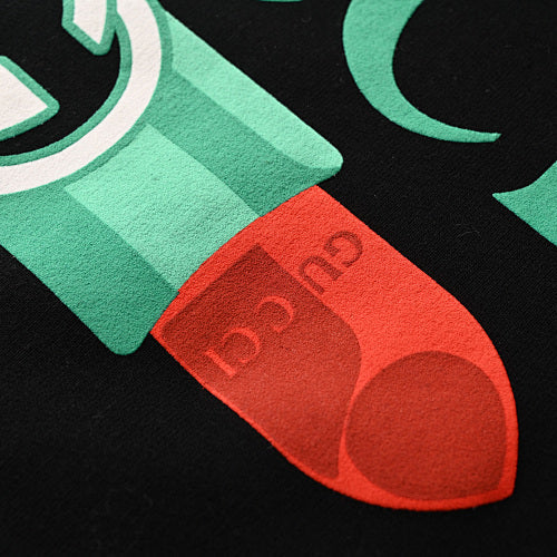 Gucci Lipstick Motif Print Crewneck Sweatshirt 2026