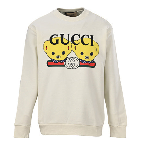 Gucci Twin Bears GG Print Crewneck Sweatshirt 2026
