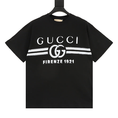 Gucci Gradient Belt Print Heavyweight Cotton T-Shirt 2026