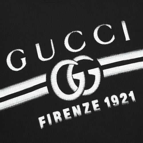 Gucci Gradient Belt Print Heavyweight Cotton T-Shirt 2026