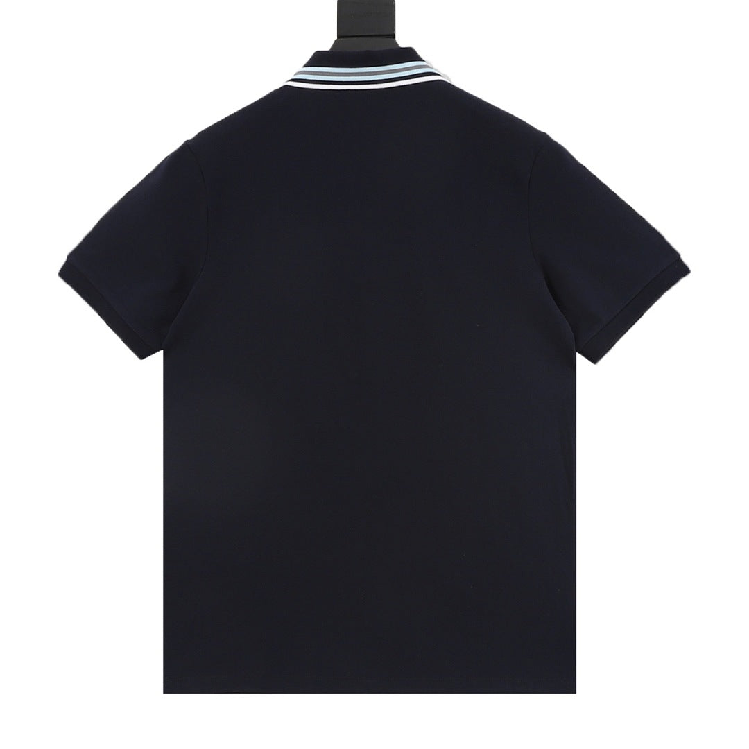 Gucci Minimalist Lettering Cotton Piqué Polo Shirt 2026
