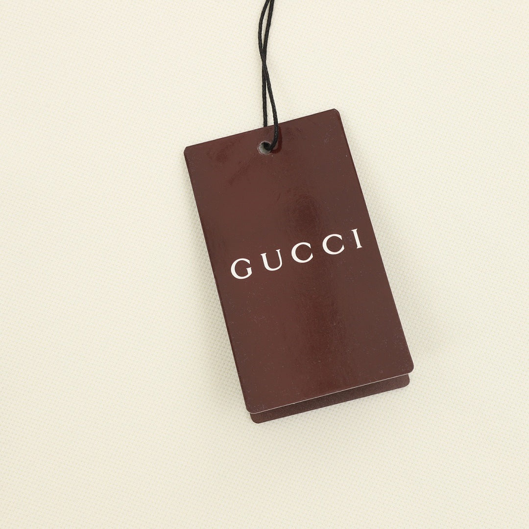 Gucci Minimalist Lettering Cotton Piqué Polo Shirt 2026