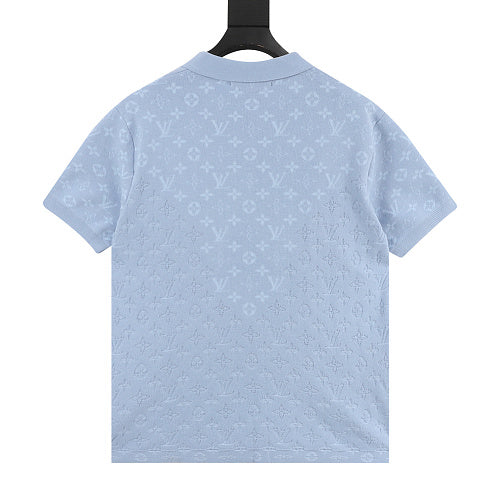 Louis Vuitton 26SS Monogram Jacquard Knit Polo Shirt