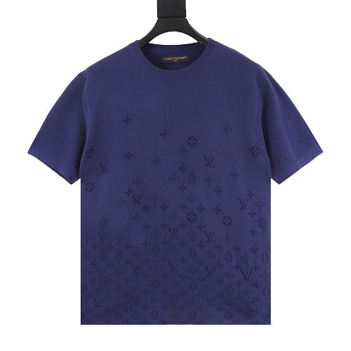 Louis Vuitton 26SS Gradient Monogram Jacquard Knit T-Shirt