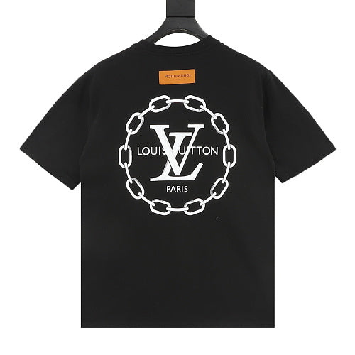 Louis Vuitton 26SS Chain Letter Logo Print T-Shirt