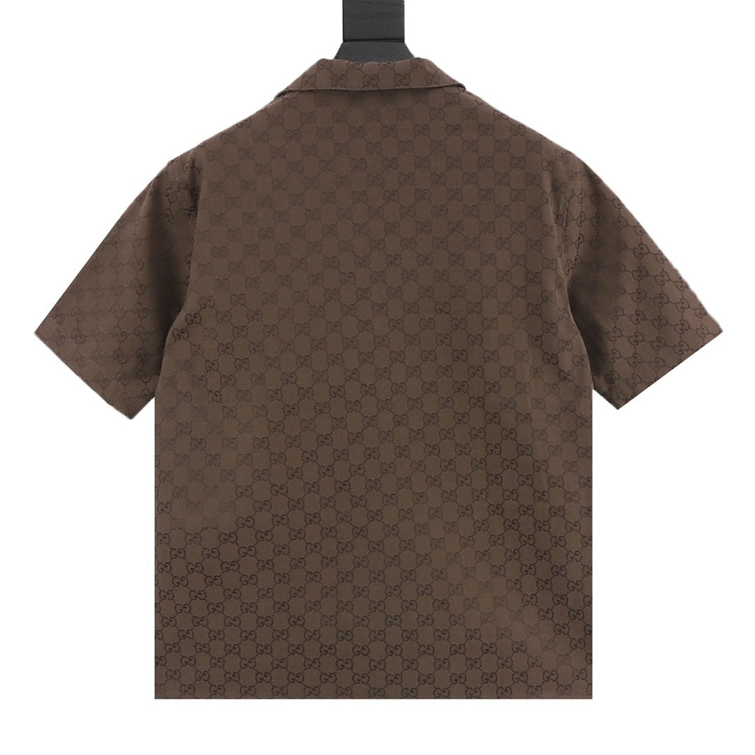 Gucci All-Over GG Jacquard Linen Shirt 2026 | Relaxed Fit