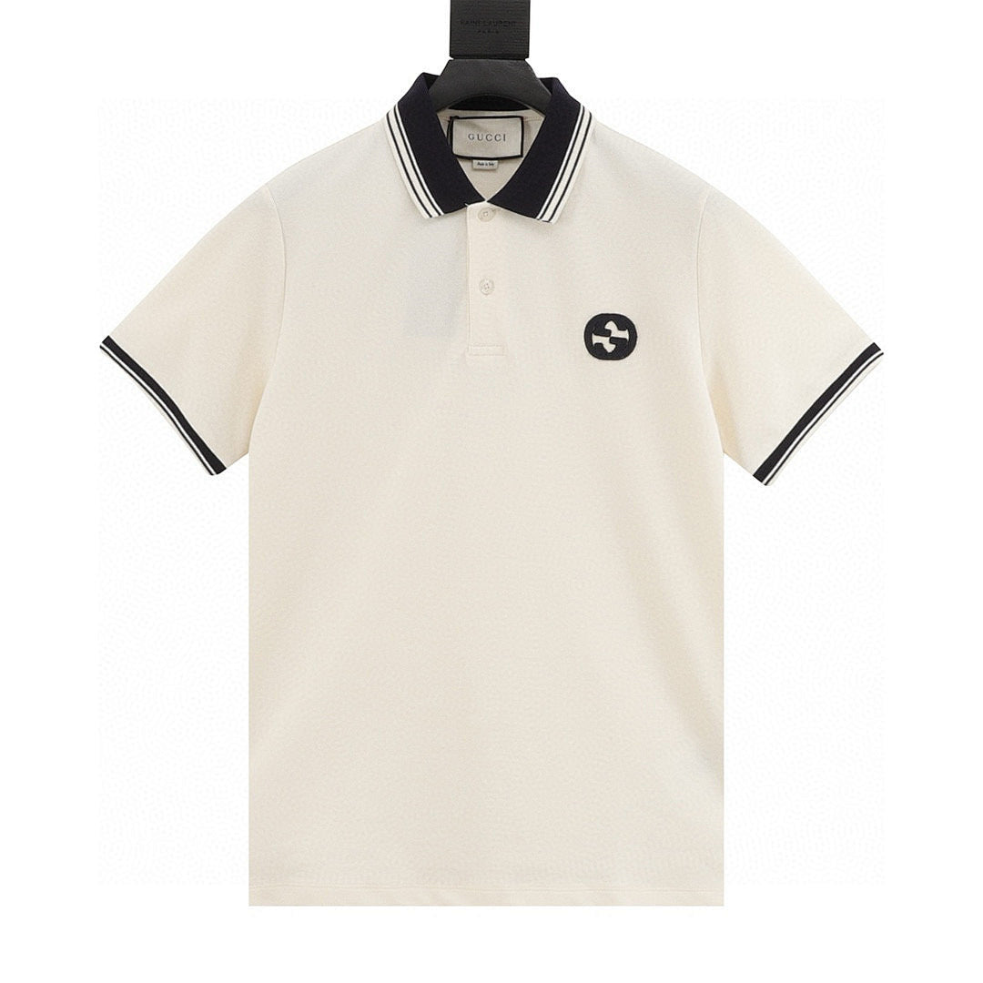 Gucci Double G Embroidered Cotton Piqué Polo Shirt 2026