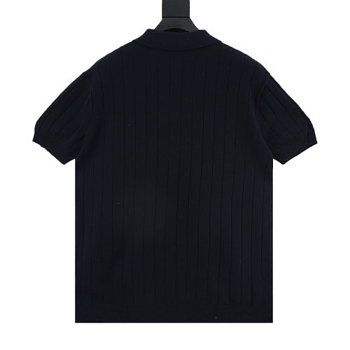Gucci Double G GG Intarsia Cotton Knit Polo Sweater 2026