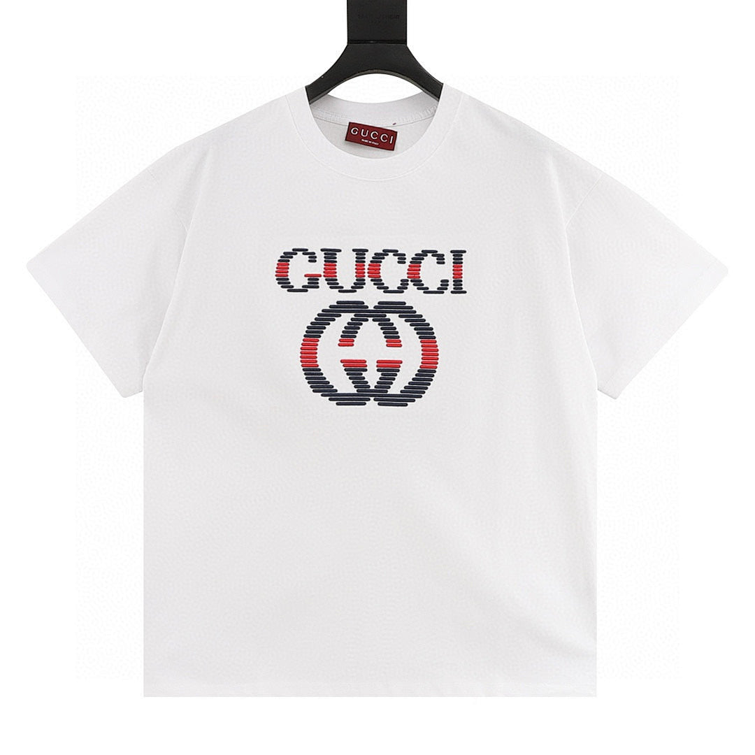 Gucci Contrast-Color Heavyweight Embroidered Cotton T-Shirt 2026