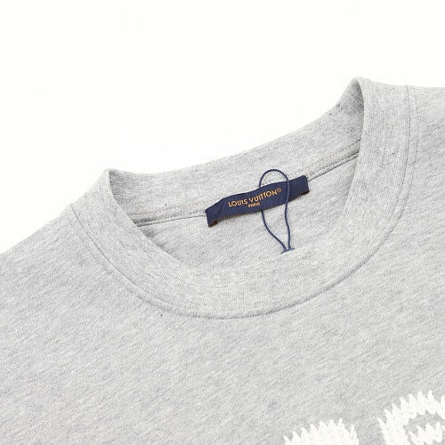 Louis Vuitton FW26 Marque Déposée Floral-Font Crewneck Sweatshirt