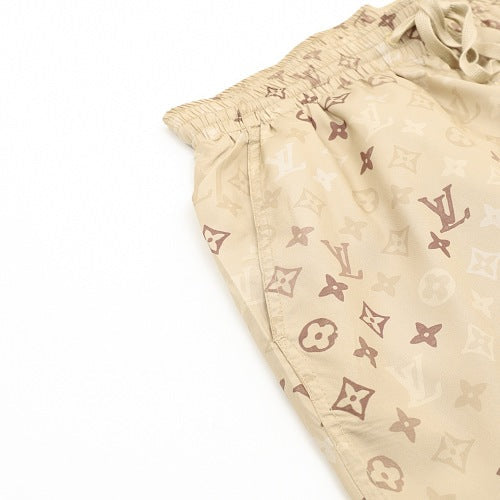 Louis Vuitton LV Monogram Khaki All-Over Print Shorts