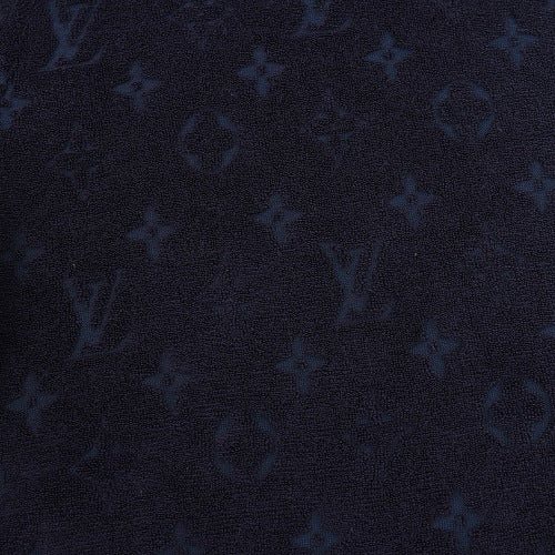 Louis Vuitton Terry Velvet All-Over Print Zip Hooded Jacket