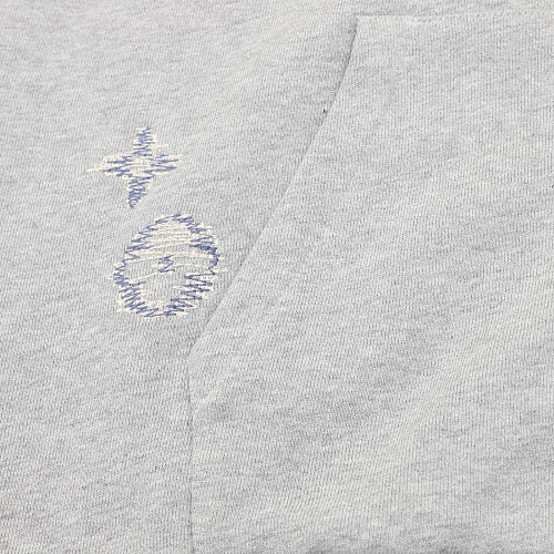 Louis Vuitton LV Sketch-Embroidered Zip Hoodie