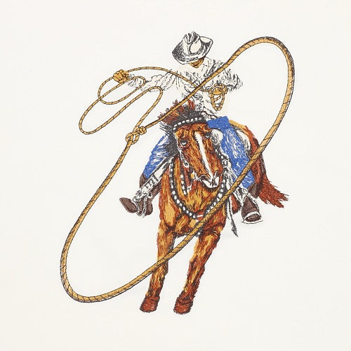 Louis Vuitton 26SS Western Cowboy Embroidered T-Shirt