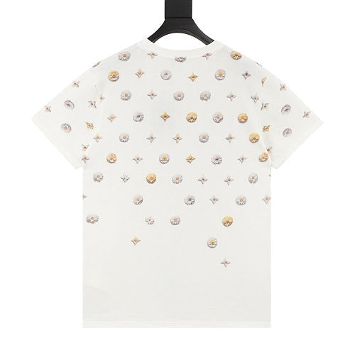 Louis Vuitton 26ss Daisy Print Short-Sleeve T-Shirt