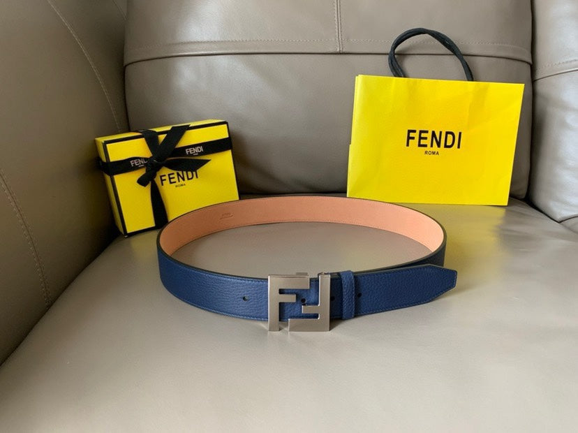Fendi Men's FF Zucca Monogram Belt – Luxury Canvas & Leather